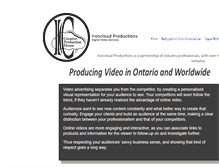 Tablet Screenshot of ironcloudproductions.com